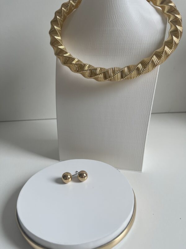 Conjunto Choker Mola Espiral