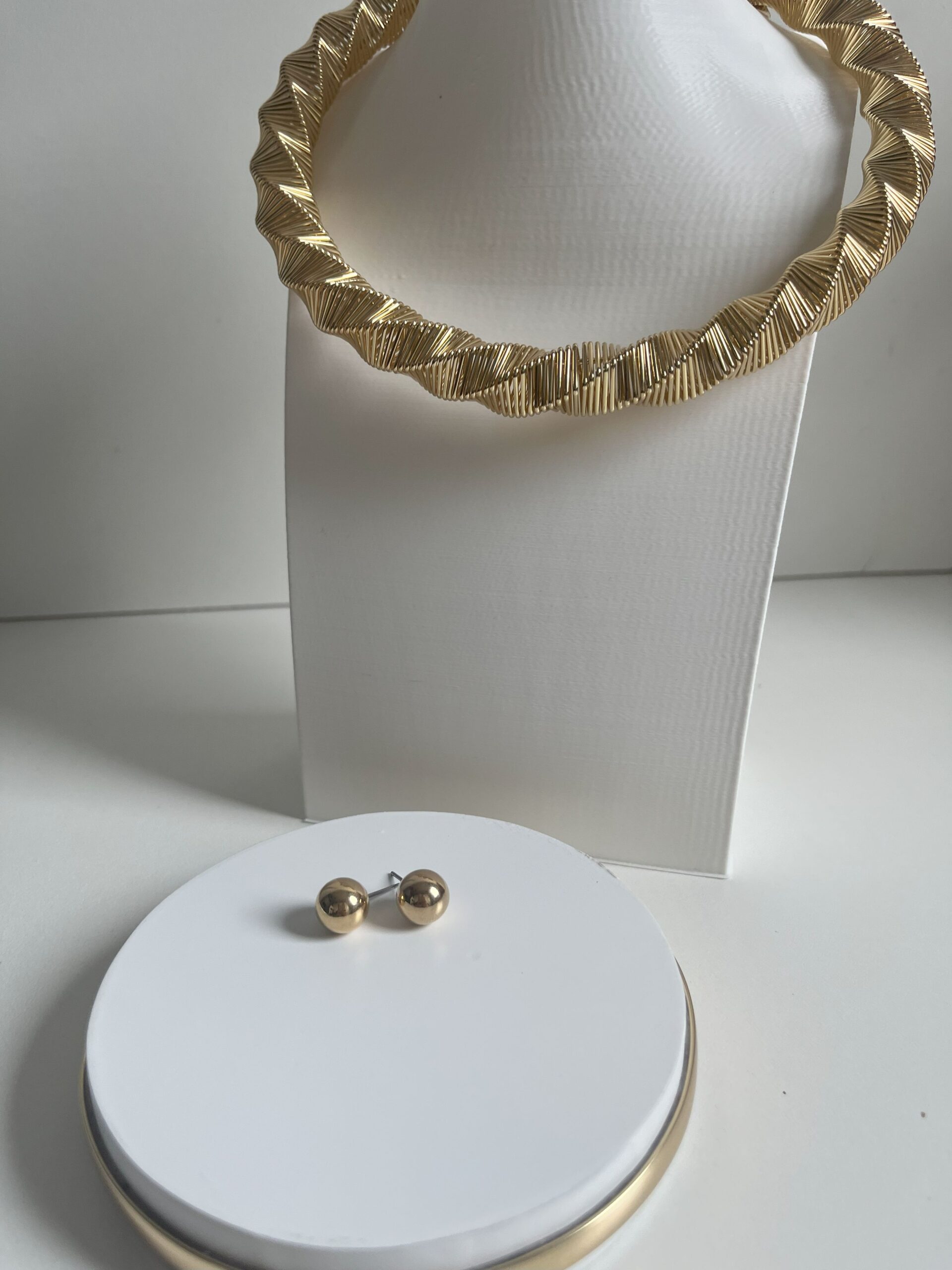 Conjunto Choker Mola Espiral