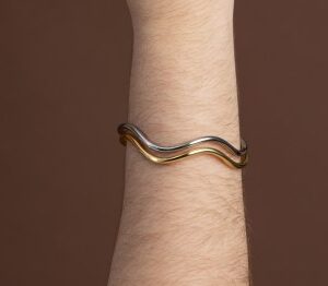 Bracelete Minimalista Curvas